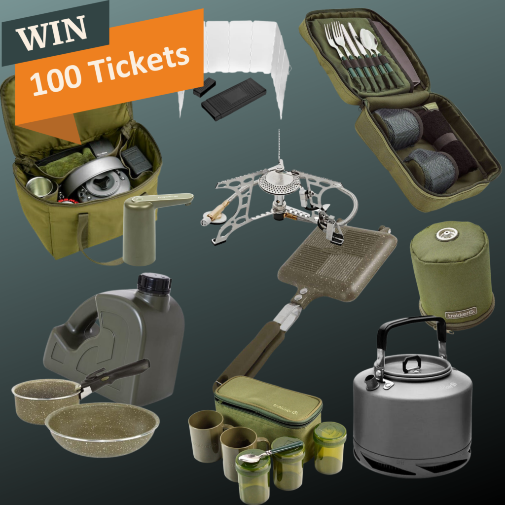 Win 150 tickets huge trakker cookware bundle | Carp Tackle Giveaways