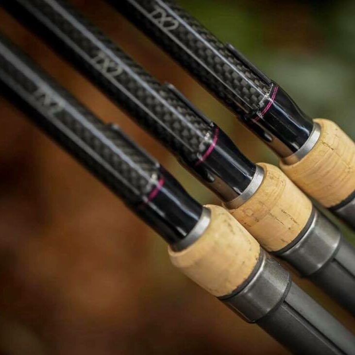 3 Shimano Tx-2 cork fishing rods 12ft 3.25lb